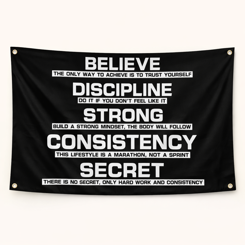 Motivational Gym Flag