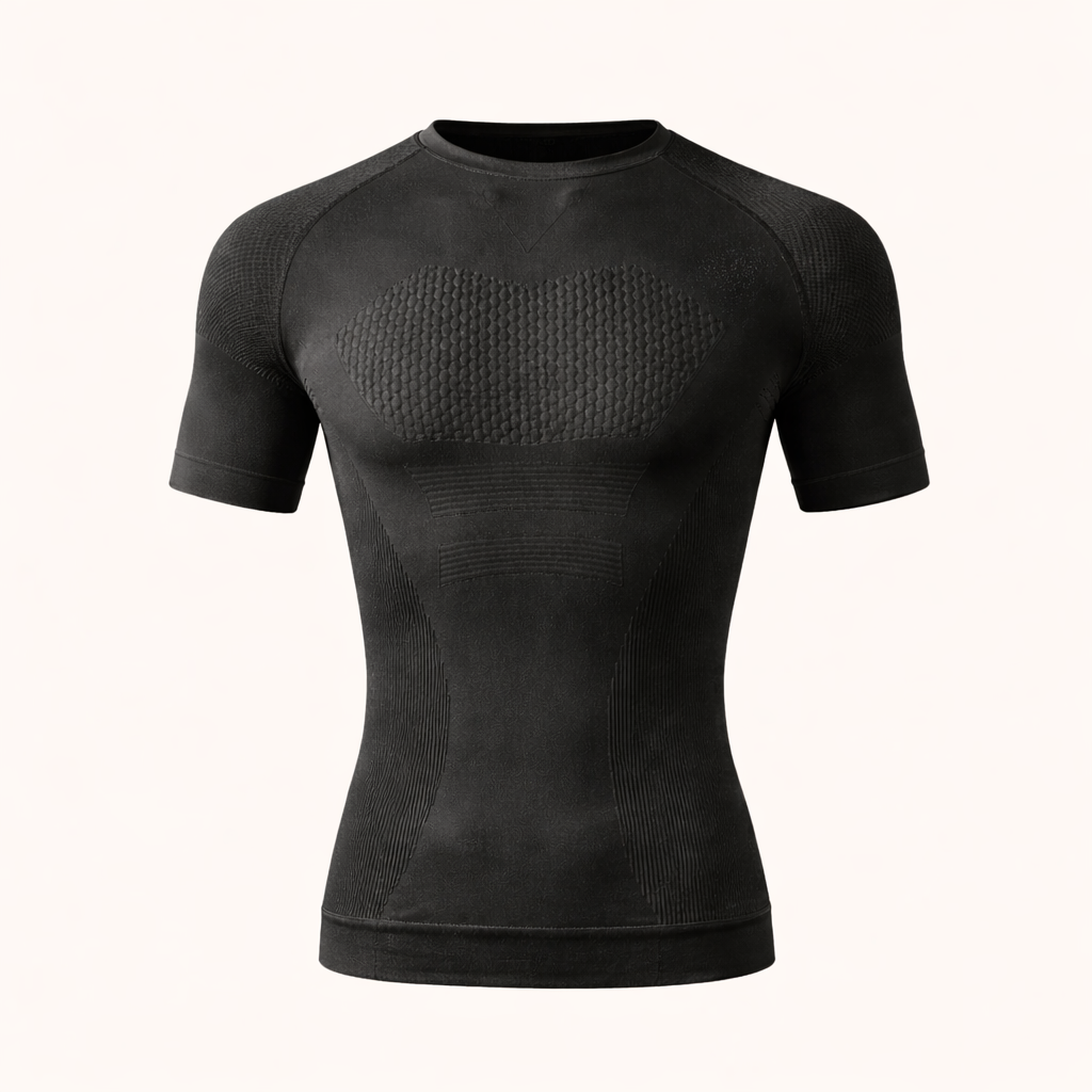 Seamless Textured Compression Shirt