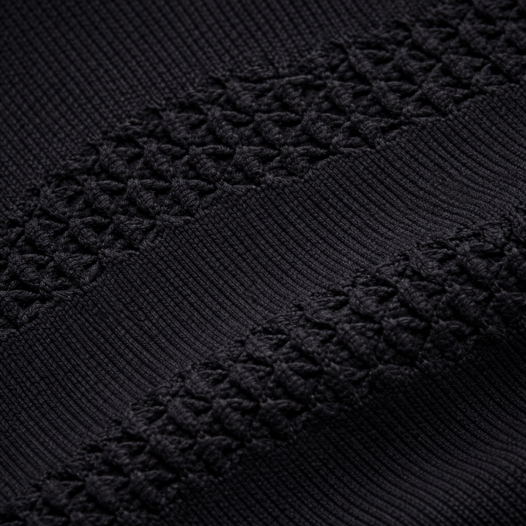Seamless Textured Compression Shirt