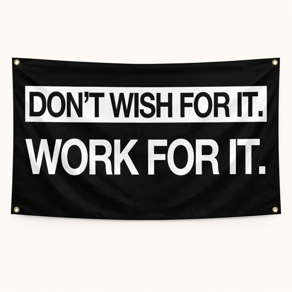 Motivational Gym Flag