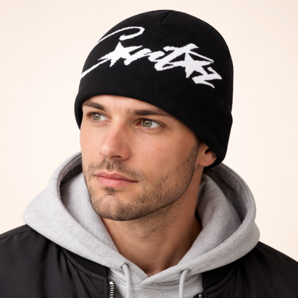 Graphic Knit Beanie