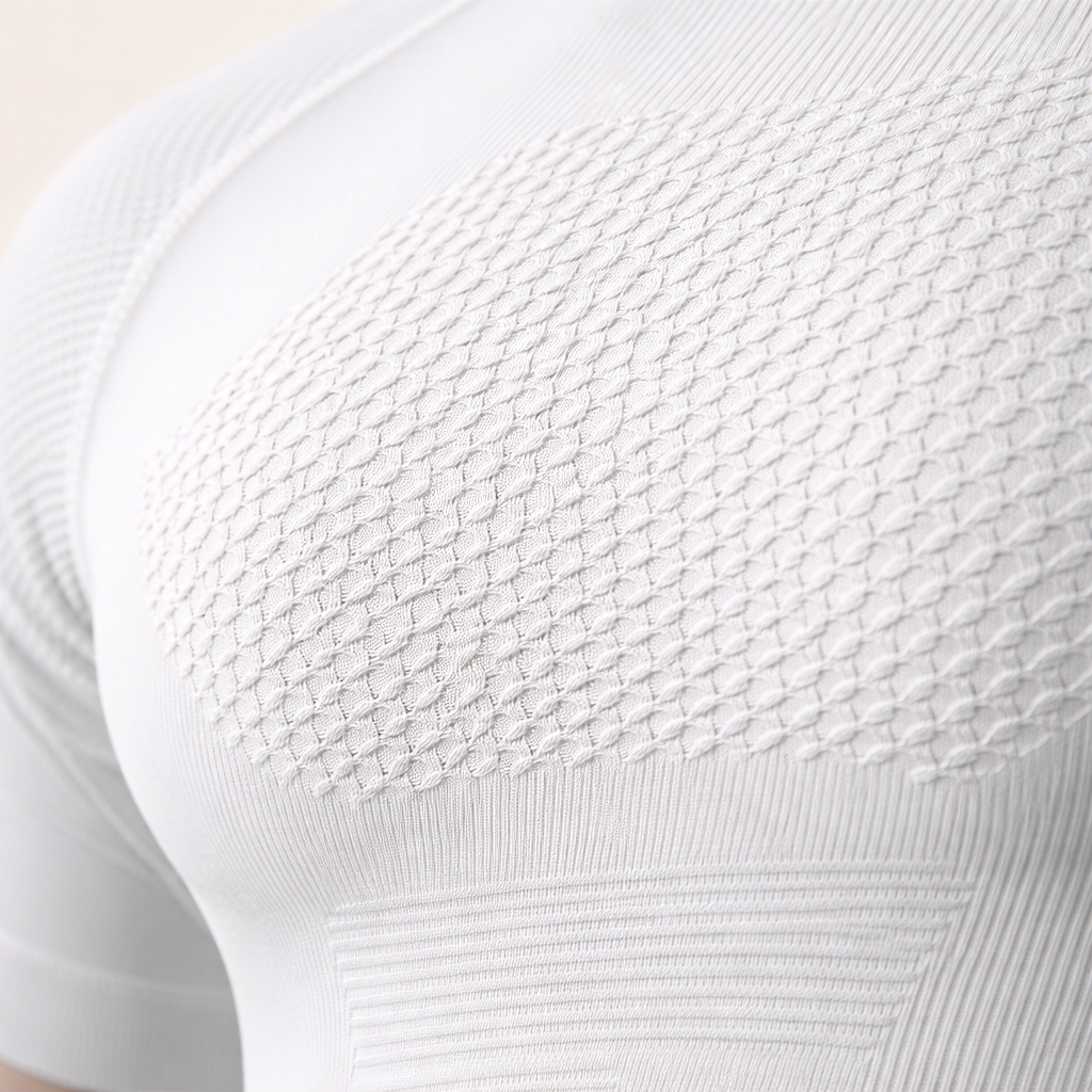 Seamless Textured Compression Shirt