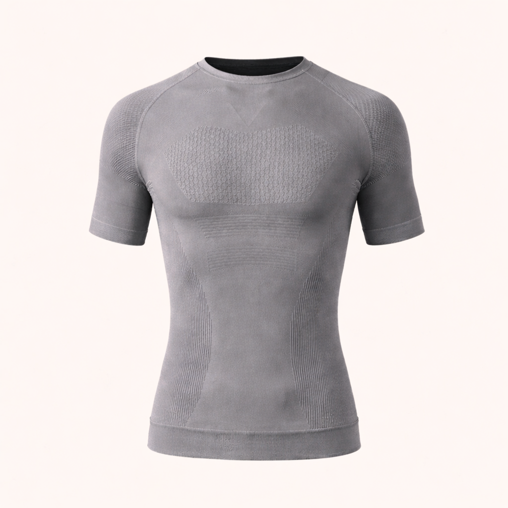 Seamless Textured Compression Shirt