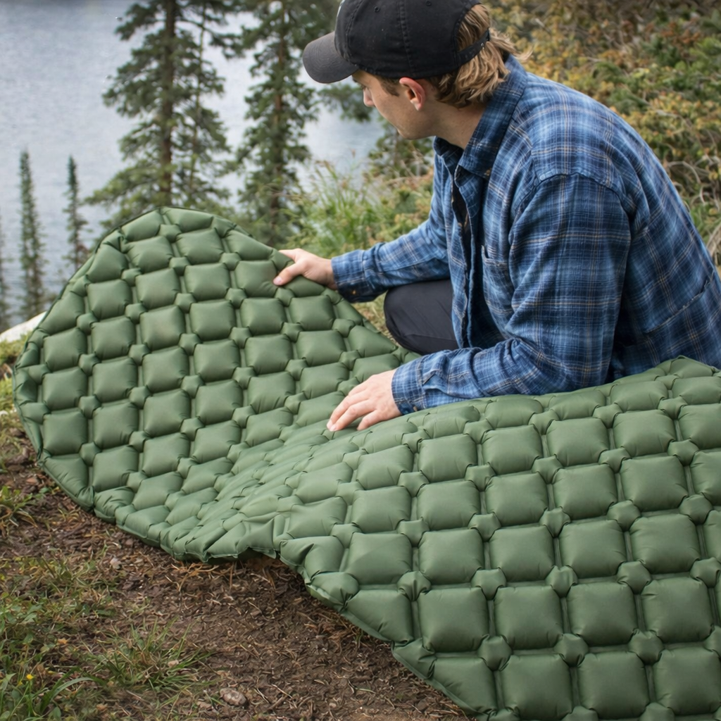 Inflatable Backpacking Sleep Pad