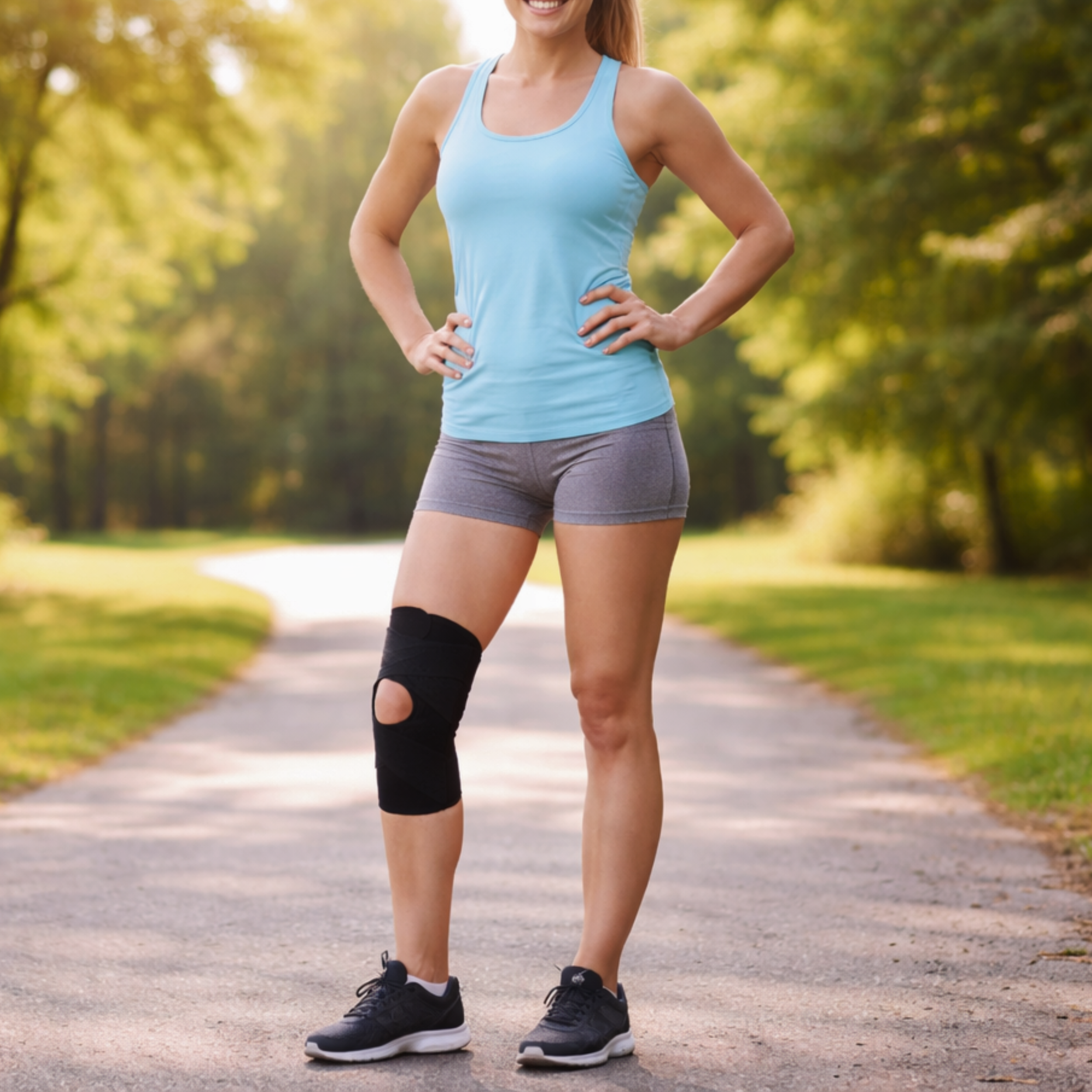 Stabilizing Knee Wrap Brace