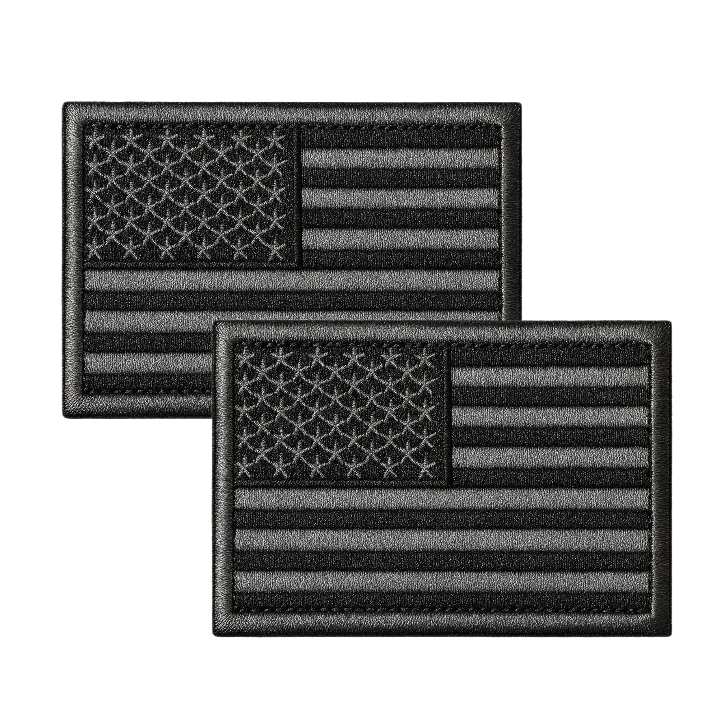 US Flag Patch Set