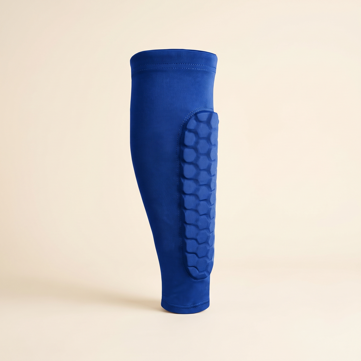 Honeycomb Padded Shin Guard Sleeves Blue 1 Pcs