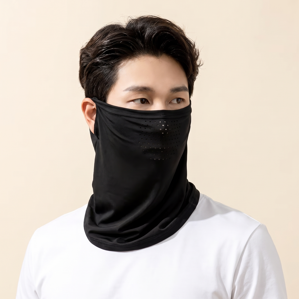 Ice Silk UV Neck Gaiter worn